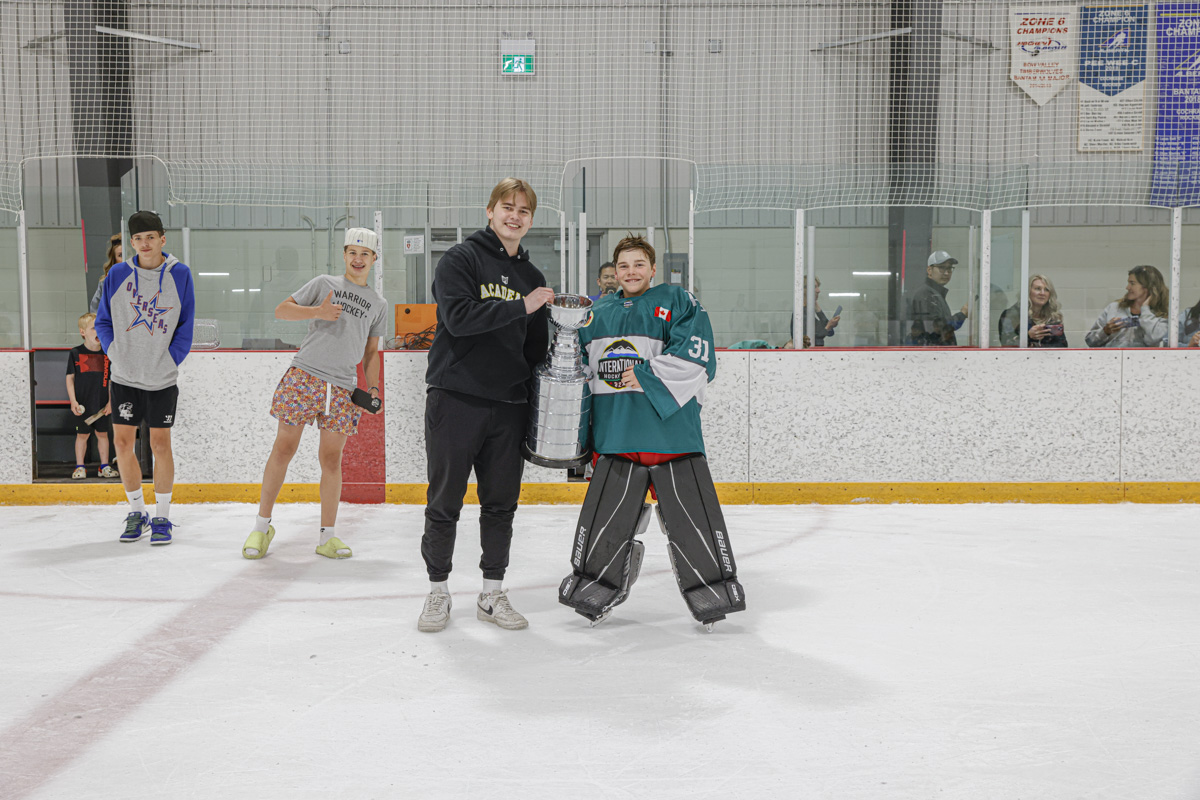 U13 Gold MVP with the championship trophy