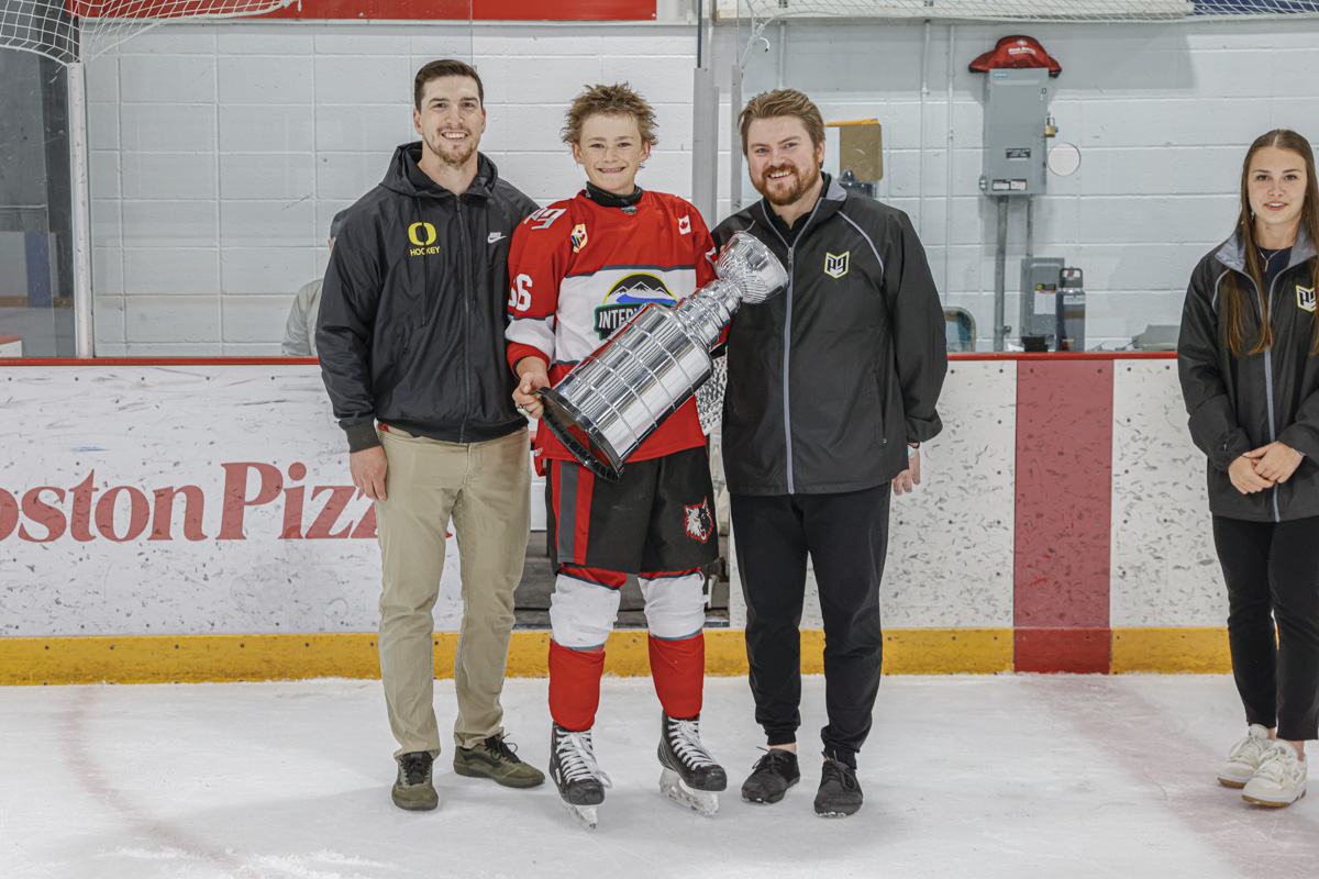 U15 Gold MVP with the championship trophy